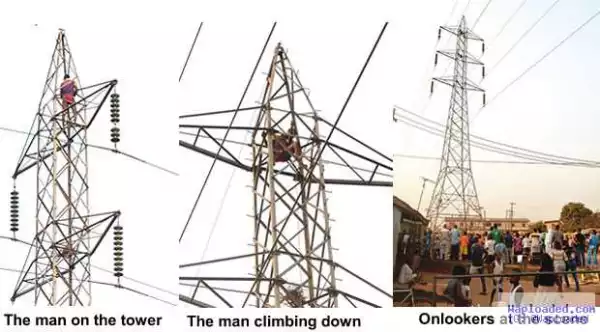 Man Who Attempted Suicide On Electrical Tower Because His Wife Won’t Have 2nd Child